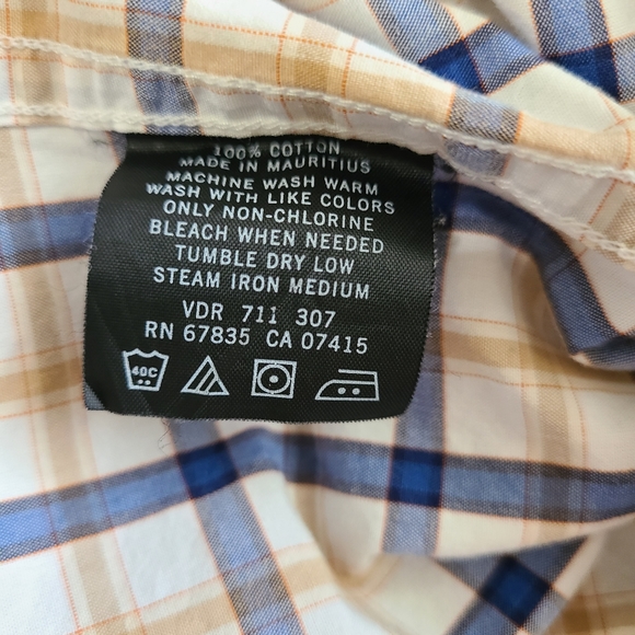 Nautica Men's Classic Short Sleeve Button Down Shirt,  Size: XXL Color:  Yellow - Picture 9 of 14